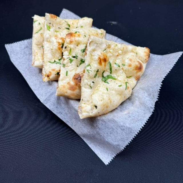 Vegetarian Garlic Naan.