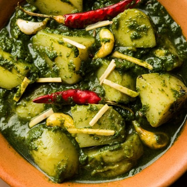 Saag Aloo.